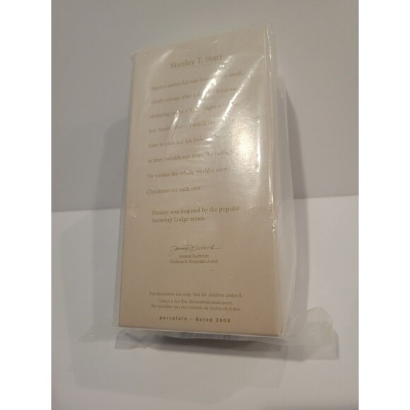 2008 Stanley T. Starr Snowman Ornament Club Exclusive Hallmark Keepsake Ornament - Picture 5 of 6